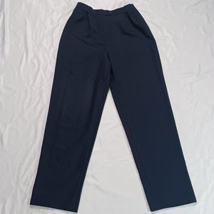 UTY Apparel Women's Dark Navy Blue Dress  Straight Leg Pants Size 8